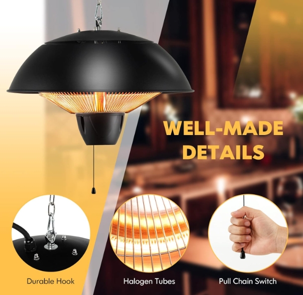 Industrial fan heater